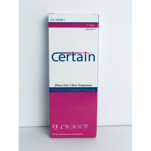 CERTAIN PRUEBA DE EMBARAZO 1 U
