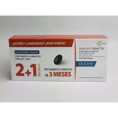 DUCRAY ANACAPS TRATAMIENTO COMPLETO 3 CAJAS