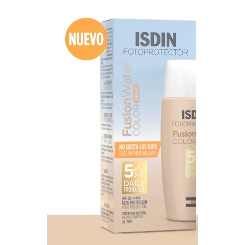 FOTOPROT. ISDIN SPF 50 FUSION WATER COLOR LIGHT