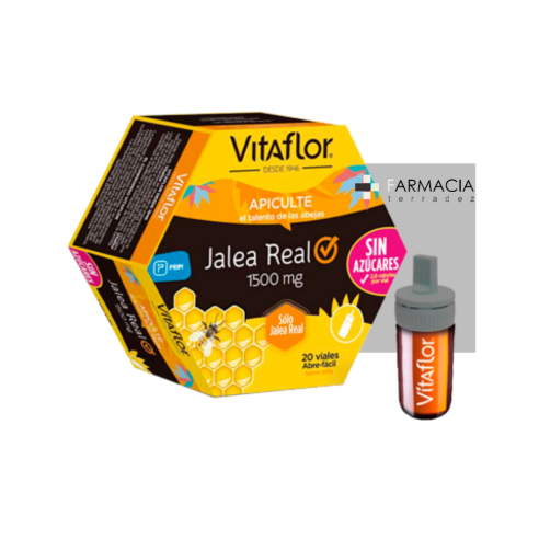 VITAFLOR JALEA REAL PURA SIN AZUCARES 20 VIALES