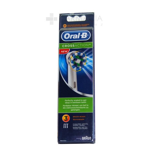 ORAL B RECAMBIO CROSS ACTION 3 UND.