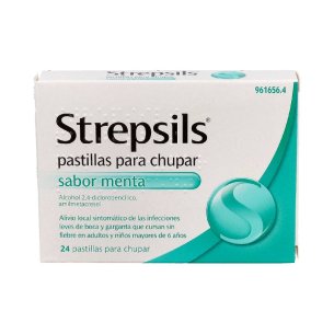 STREPSILS 24 PASTILLAS PARA CHUPAR MENTA