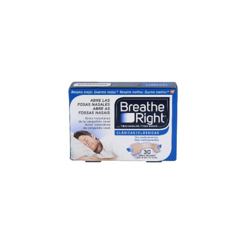 TIRAS NASALES BREATHE RIGHT PQ/MED 30U.