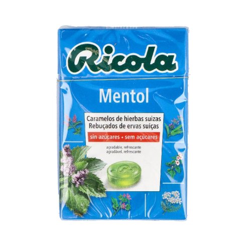 RICOLA CARAMELOS SIN AZUCAR MENTOL 50 G
