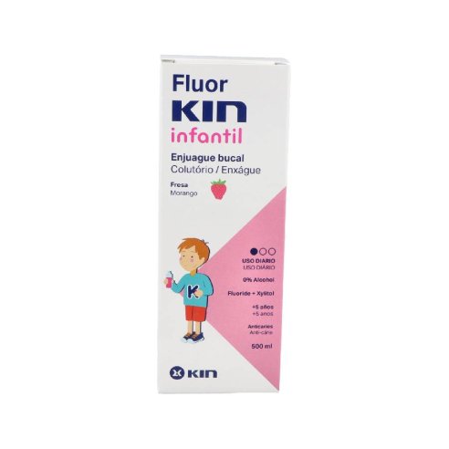 FLUOR-KIN INFANTIL ENJUAGUE DIARIO FRESA