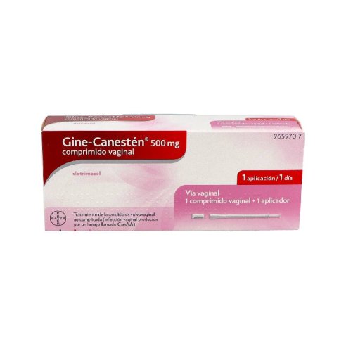 GINE-CANESTEN 500 mg 1 COMPRIMIDO VAGINAL