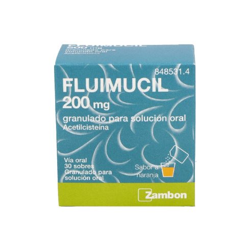 FLUIMUCIL 200 MG 30 SOBRES GRANULADO PARA SOLUCI