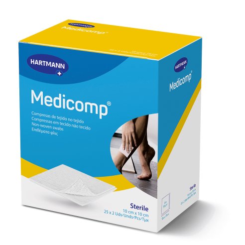 MEDICOMP ESTERIL GASA 10X10 CM 50 UDS