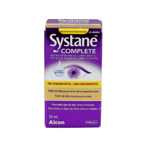 SYSTANE COMPLETE GOTAS SIN CONSERVANTES 10ML